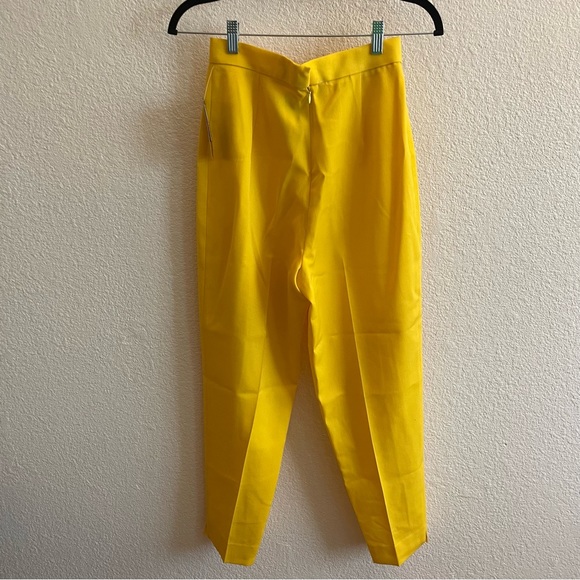 NWT Vintage Premier Collection Canary Yellow & Black Classic Suit Jacket & Pants - Picture 15 of 16
